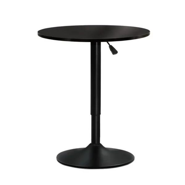 Artiss Bar Table Gas Lift Round – Black