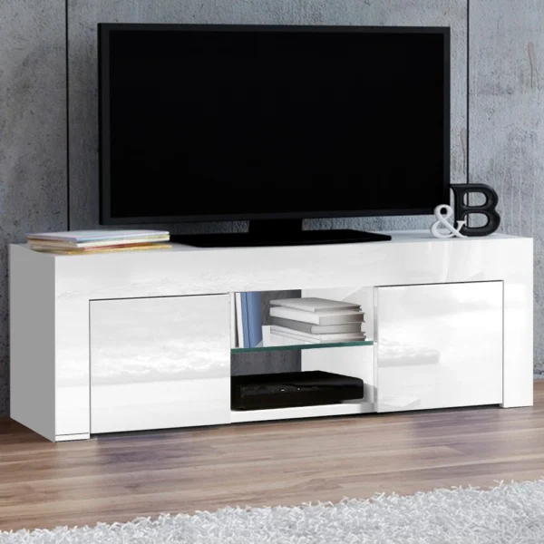 Artiss Entertainment Unit TV Cabinet 130 cm White Ivan