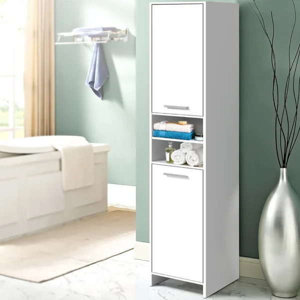 Artiss Bathroom Cabinet Storage 185 cm – White