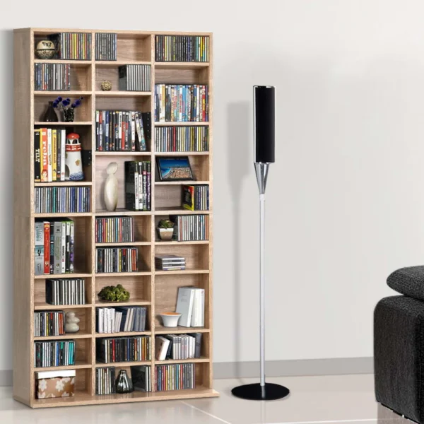 Artiss BERT Bookshelf CD Storage Rack – Oak