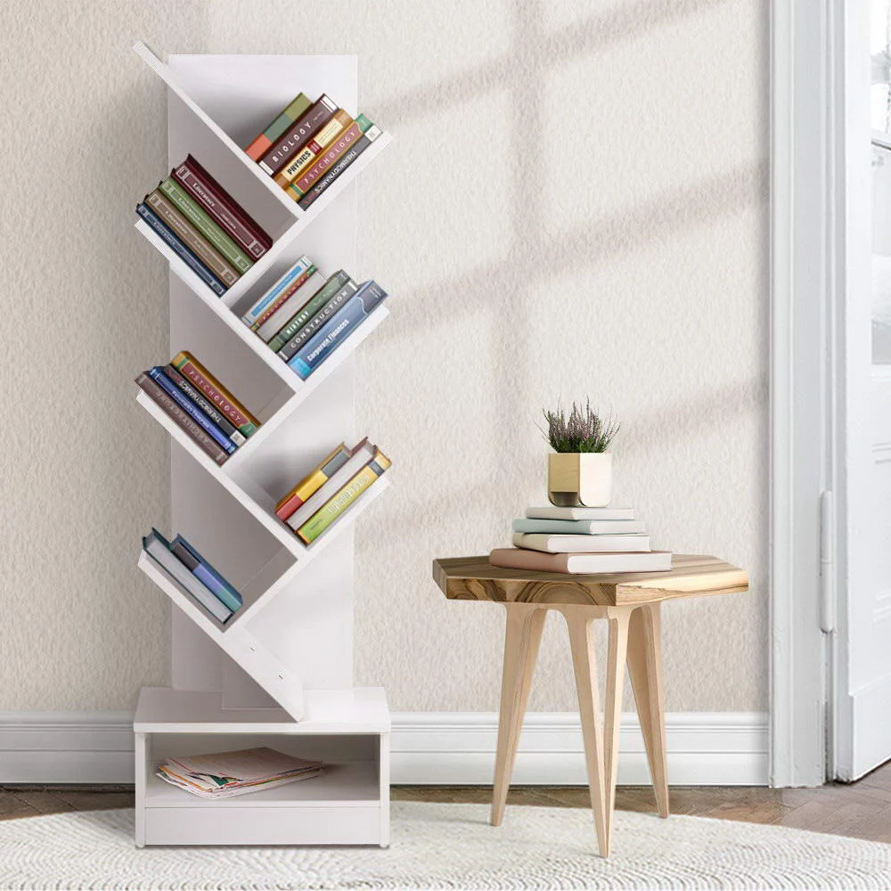 Artiss ECHO Tree Bookshelf 7 Tiers – White