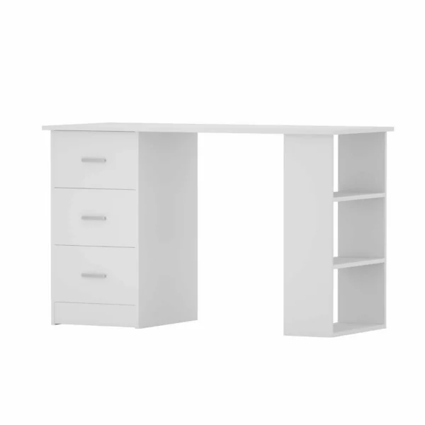 Artiss Computer Desk Drawer Shelf Cabinet White 120 cm