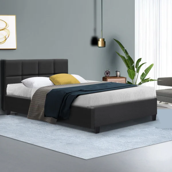 Artiss TINO Double Bed Frame – Charcoal