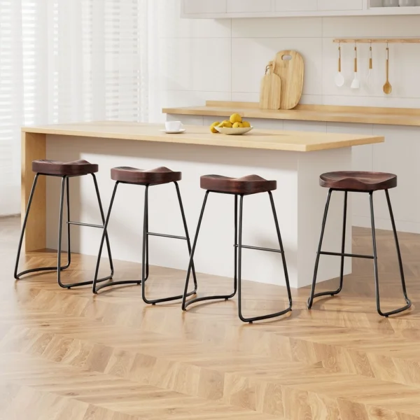 Artiss 4x Bar Stools Tractor Seat 65 cm