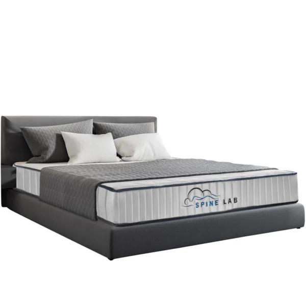 Spine-Lab Mattress 5 Zone 21 cm Medium Firm Foam Bonnell Spring – King – White