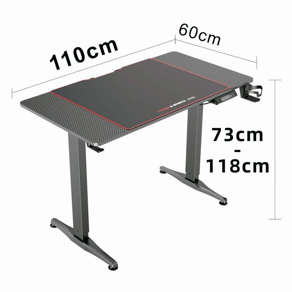 Gaming Standing Desk Home Office Lift Electric Height Adjustable Sit to Stand Motorized Standing Desk 1160