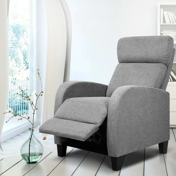 Artiss Fabric Reclining Armchair – Grey