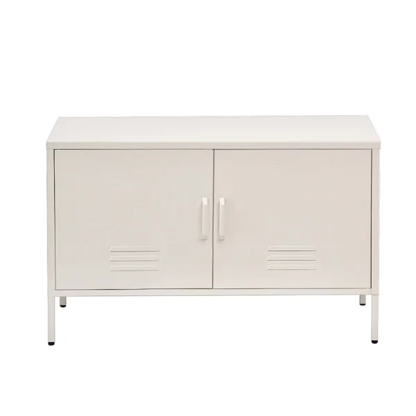 Artiss BASE Buffet Sideboard Metal Cabinet – White