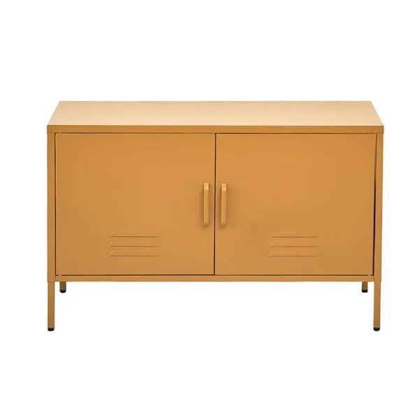 Artiss BASE Buffet Sideboard Metal Cabinet – Yellow
