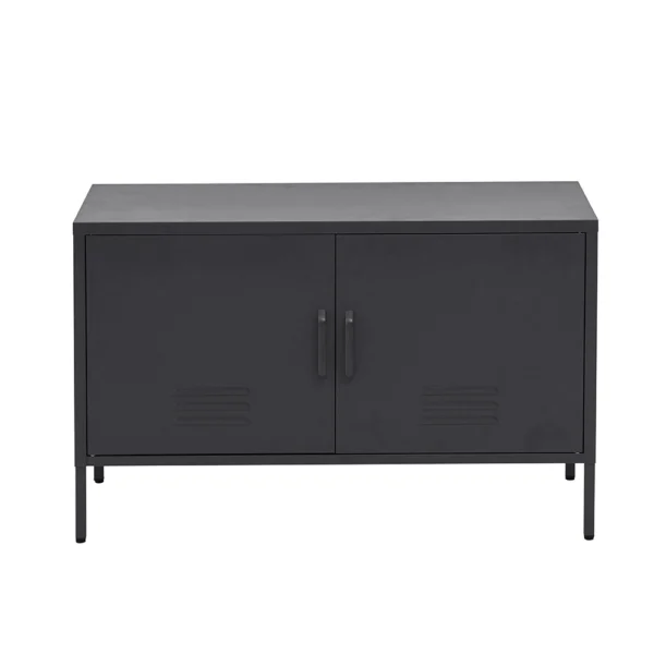Artiss BASE Buffet Sideboard Metal Cabinet – Charcoal