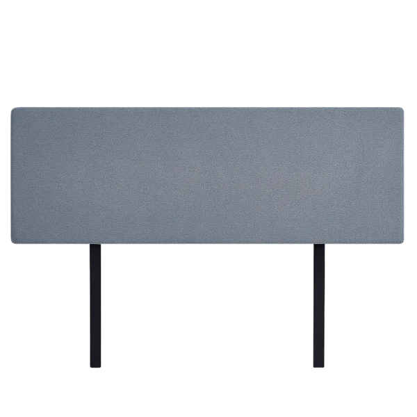 Linen Fabric King Bed Deluxe Headboard Bedhead – Berlin Blue