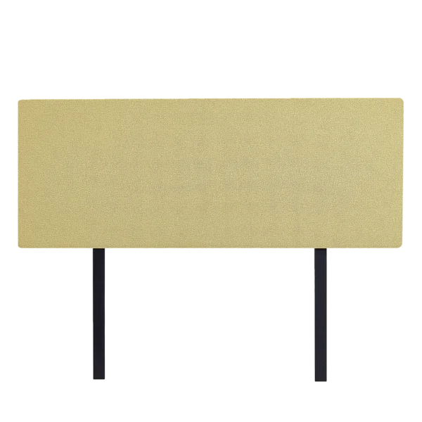 Linen Fabric Queen Bed Deluxe Headboard Bedhead – Sulfur Yellow