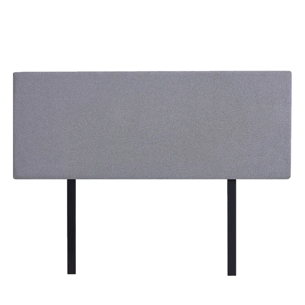 Linen Fabric Double Bed Deluxe Headboard Bedhead – Slate Ash