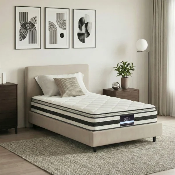 Giselle Bedding King Single Pillow Top Mattress – 21 cm