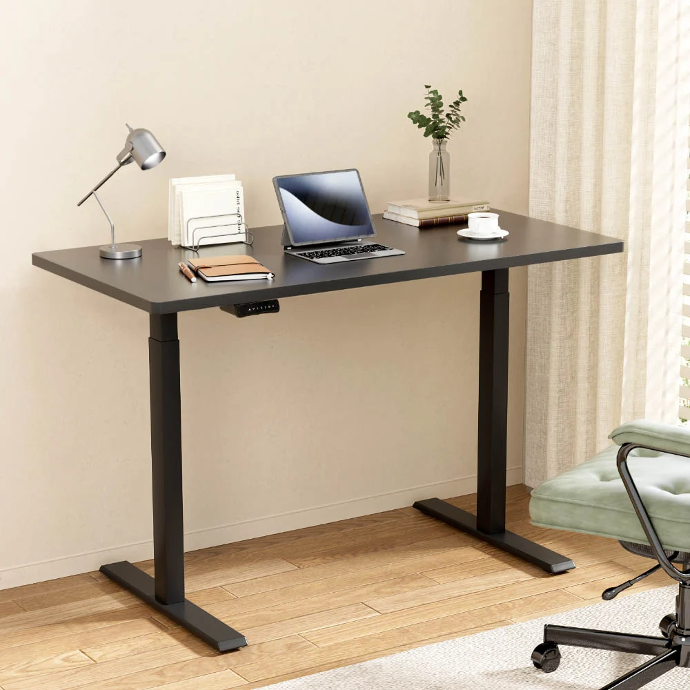 Artiss Standing Desk Motorised Dual Motor Black 140 cm