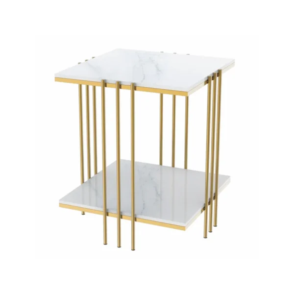 Interior Ave – Milano Gold Square Side Table