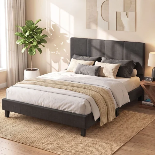 Artiss NEO Queen Bed Frame – Charcoal