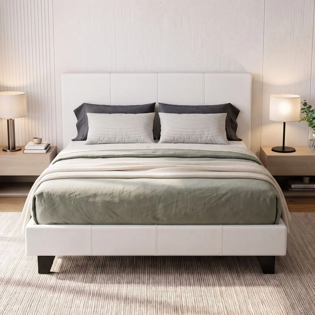 Artiss NEO Double Bed Frame – White