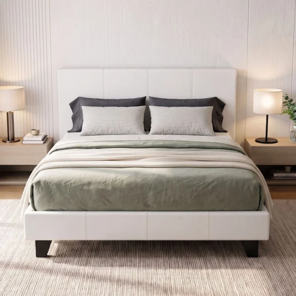 Artiss NEO Double Bed Frame – White