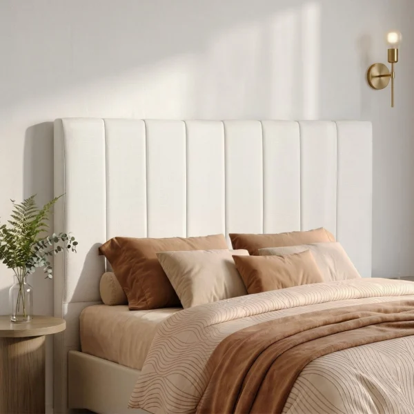 Artiss Bed Head Headboard Double Linen 137 cm – Beige