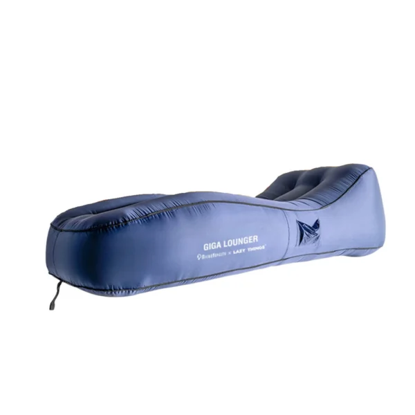 Giga Lounger Lazy Camping Air Bag Sofa Bed for Beach Sleeping – Navy Blue