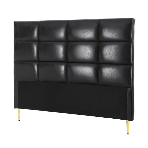 Artiss Bed Headboard Queen Bedhead PU Leather – Black
