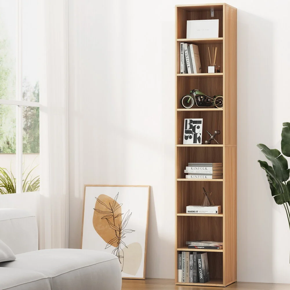 Artiss Bookshelf 8 Tiers MILO – Pine