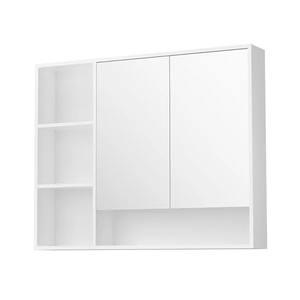 Cefito Bathroom Mirror Cabinet 100 cm Vanity Medicine Wall Mounted Storage – White