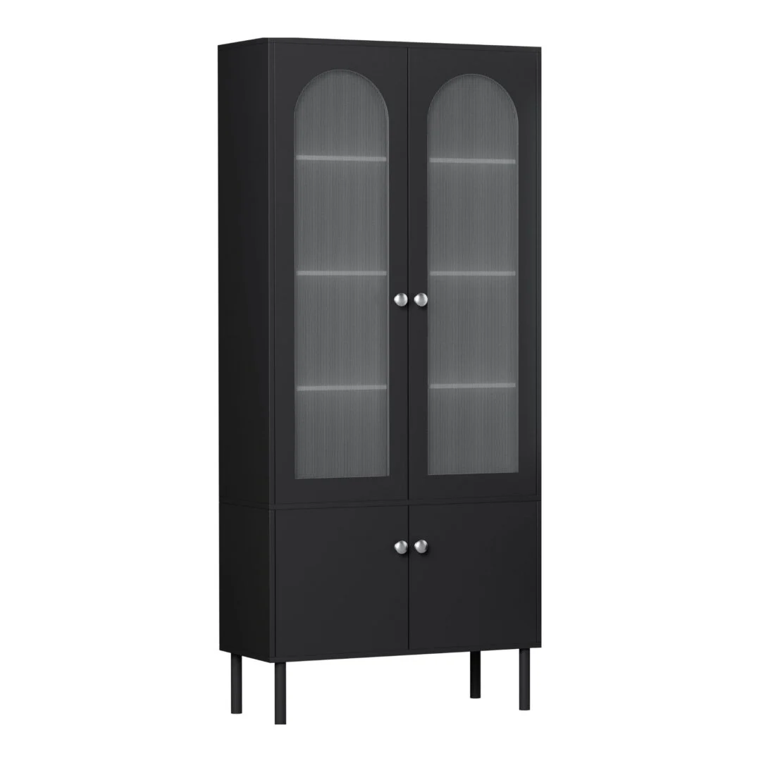 Artiss Buffet Sideboard Cupboard Cabinet – Black