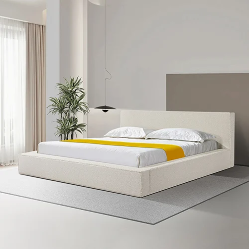 Ralph Queen Bed Frame Fabric Upholstery in KD Slat
