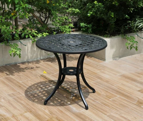 Remy Aluminium Table – Black