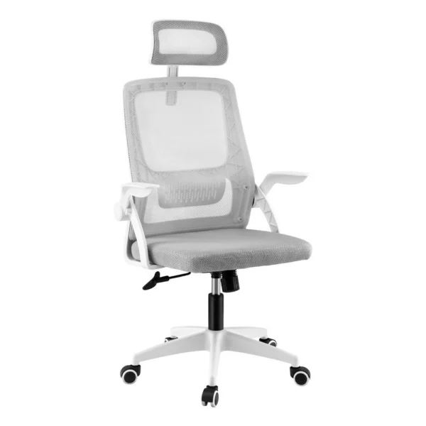 Artiss Ergonomic Office Chair Computer Desk Chairs Headrest Adjustable – Grey