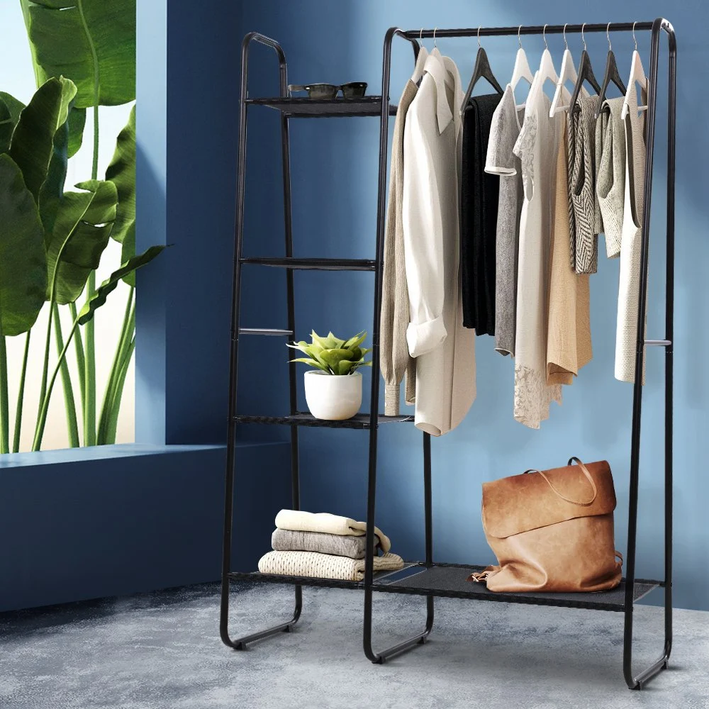 Artiss Wardrobe Clothes Rack Airer Coat Stand Closet 150 cm