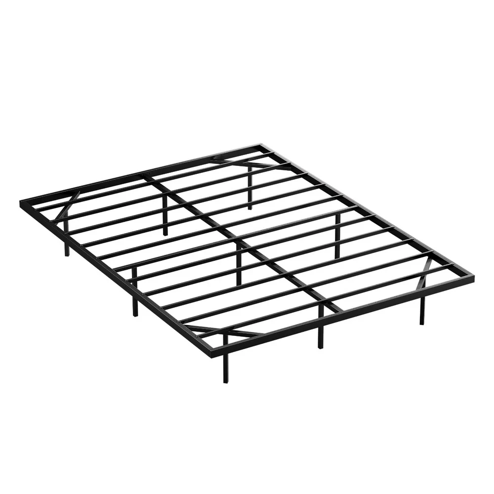 Artiss Double Bed Frame, Floating Metal with Smart LED Lights – Sturdy Metal Platform Bed Base, Silent Design, Tool-Free Assembly, 300 kg Capacity for Home/Hotel/Master Bedroom​