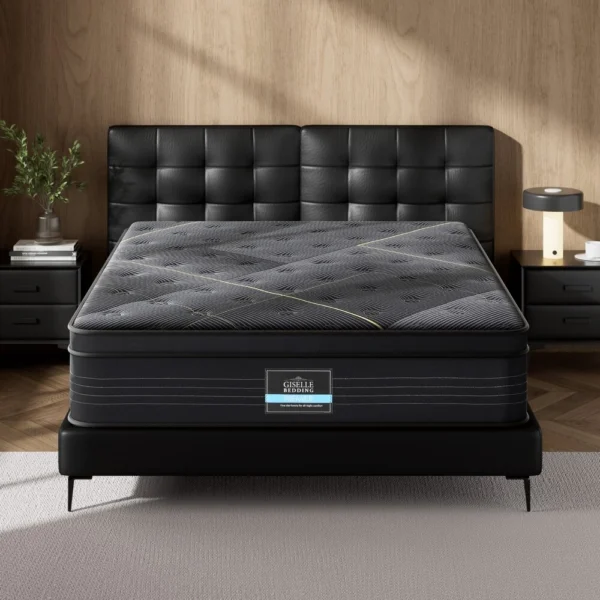 35 cm Giselle Mattress Queen Bed Bamboo Pocket Firm Foam