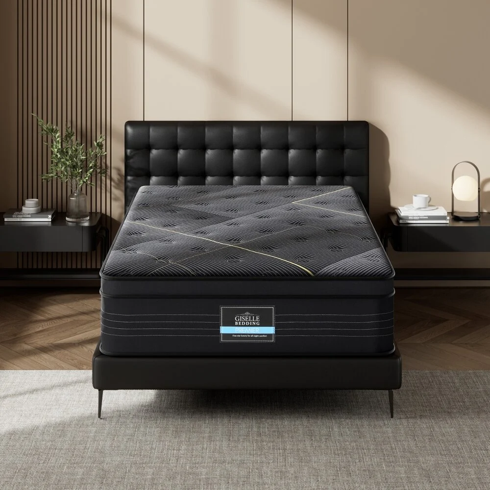 35 cm Giselle Mattress King Single Bed Bamboo Pocket Firm Foam