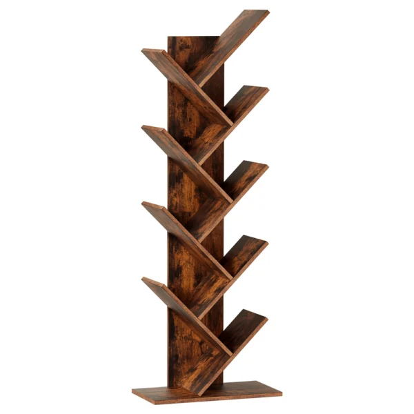 Artiss Tree Bookshelf 9 Tiers – Walnut