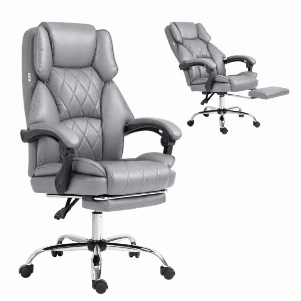 Artiss Executive Office Chair Footrest – Grey