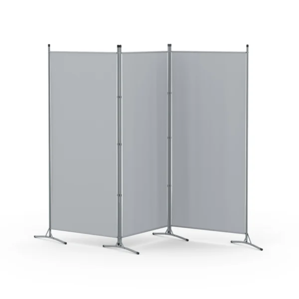 Artiss 3 Panel Room Divider Screen 260x180 cm Fabric – Grey