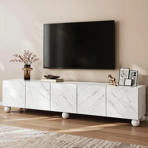 Artiss TV Unit Entertainment Unit Storage Cabinet 200 cm – White
