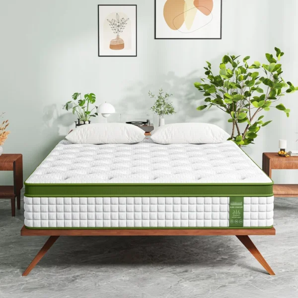 BedStory King Single 30 cm Hybrid Mattress Cooling Gel Memory Foam 5 Zone Pocket Spring Bed Temperature Regulating