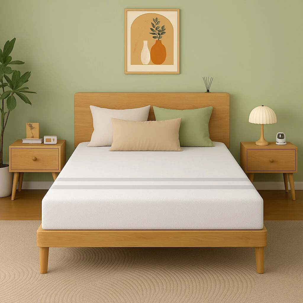 20 cm Double Reversible Gel Memory Foam Mattress BedStory Medium Soft & Firm