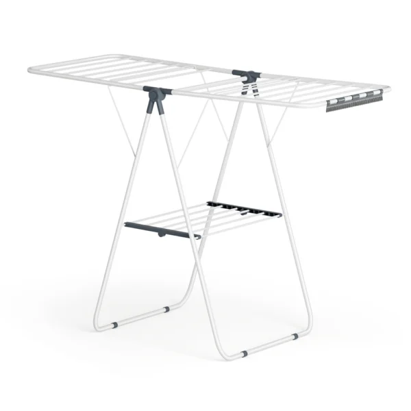 Artiss 2 Tier Clothes Rack Airer Foldable 139 cm – White