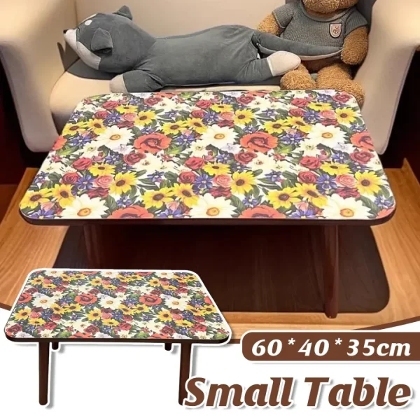 Mandala Style Side Table Small Flower Table Universal Type Durable Space-Saving