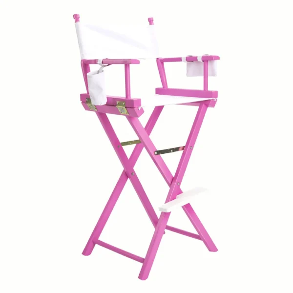 Director Movie Folding Tall Chair 76 cm Pink HUMOR