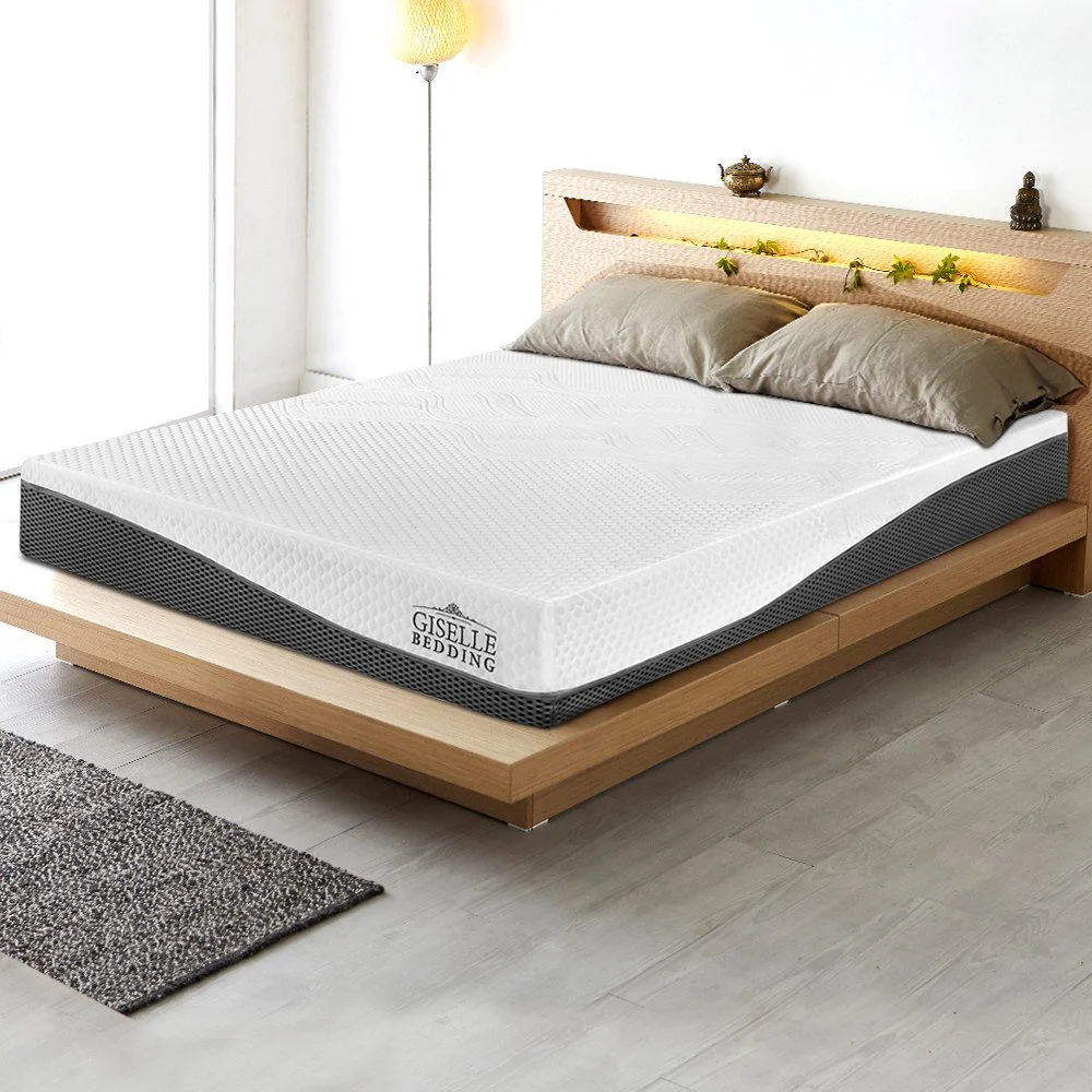 Giselle Bedding Memory Foam Mattress Bed Cool Gel Non Spring 21 cm Double