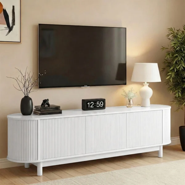 Artiss TV Unit Entertainment Unit Storage Cabinet 160 cm – White