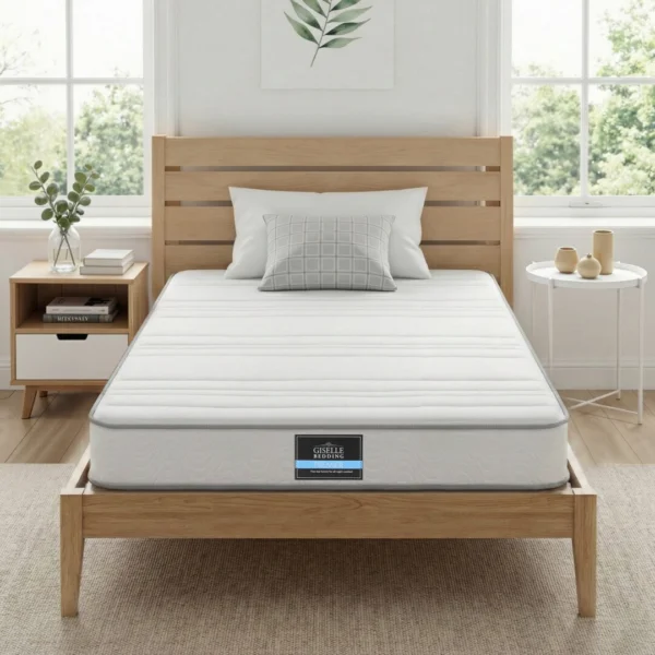 Giselle Single Mattress 20 cm with Reinforced Edge Support Egg-Crate Foam