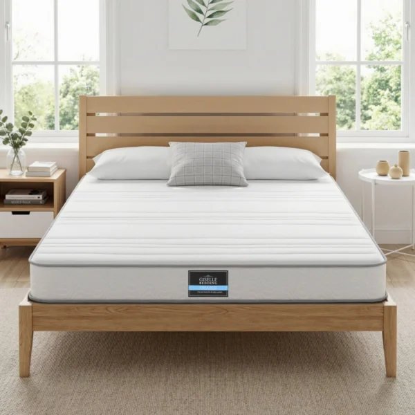Giselle King Mattress 20 cm with Reinforced Edge Support Egg-Crate Foam