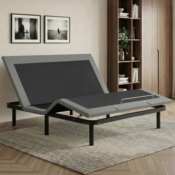 Artiss Adjustable Bed Frame King Size Electric Bed Base Wireless Remote Control Zero Gravity Power Bed Foundation